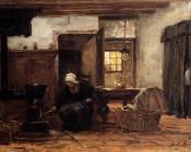 菲利普 Lodowyck 雅各布 萨德 : Lighting The Stove